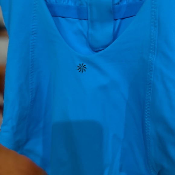 Athleta Blue Women's One Piece Swimsuit - Picture 9 of 11